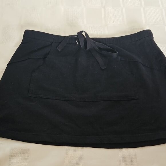 Guess Black Mini Skirt Tie Front Casual - Picture 14 of 16